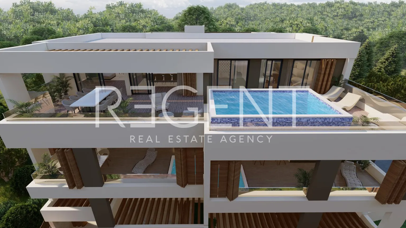 Primošten – Luksuzan četverosoban stan u novogradnji 138 m²