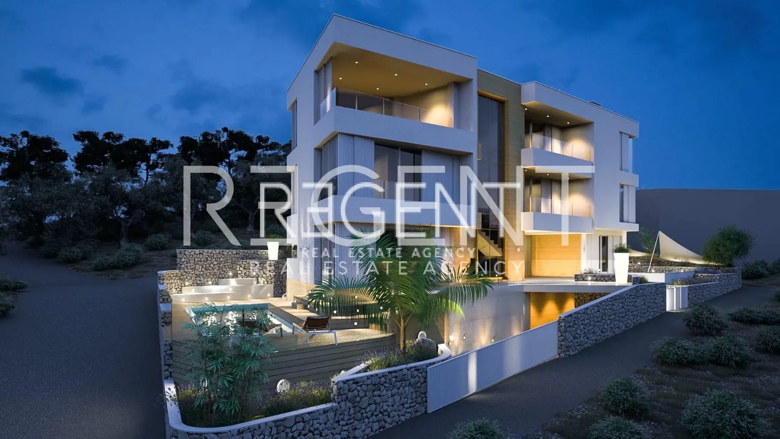 Trogir, Čiovo - Luksuzna novoizgrađena vila 100 m od mora, 579m2