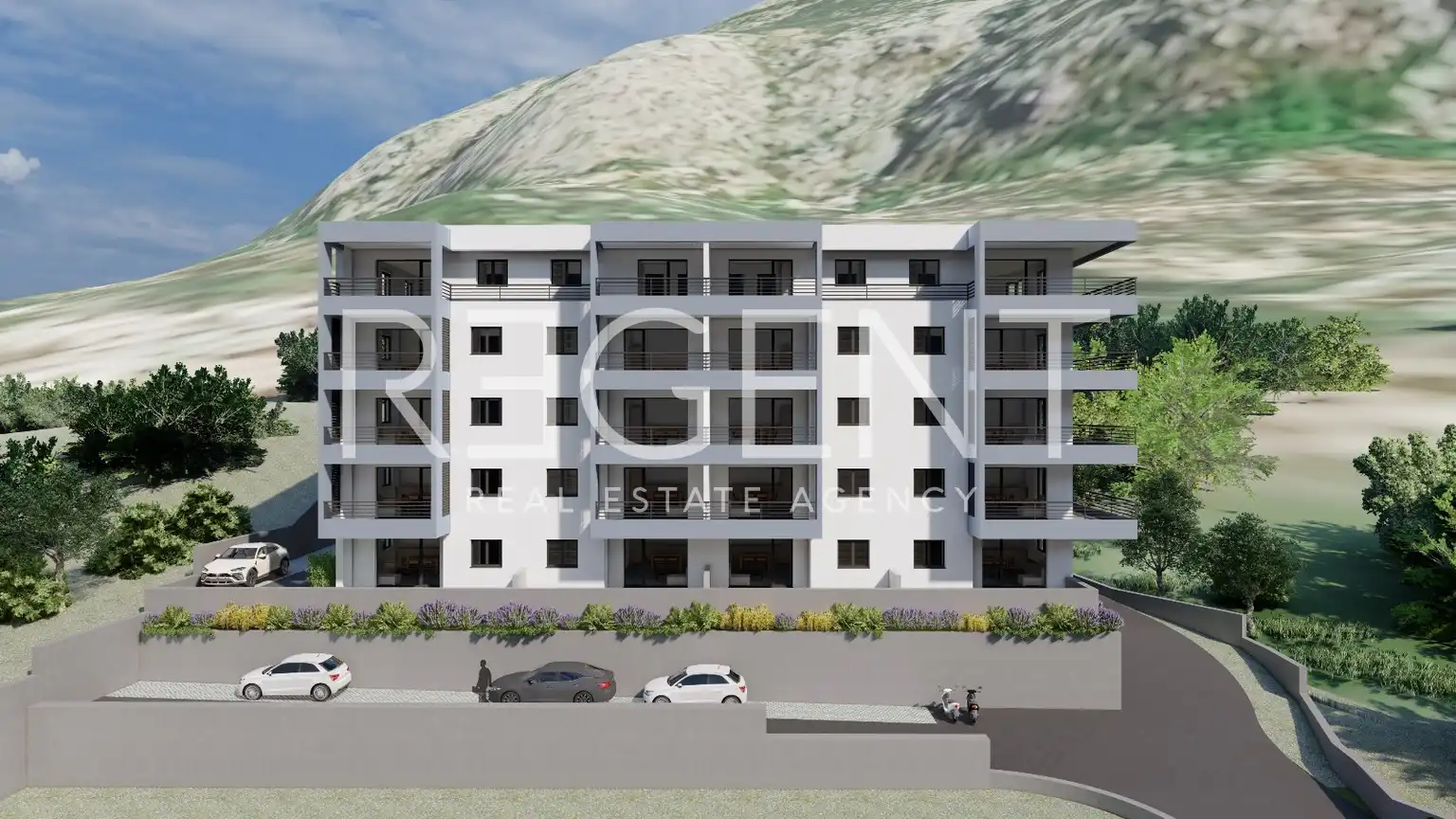 Makarska, Centar - Jednosoban stan 57 m2 - NOVOGRADNJA