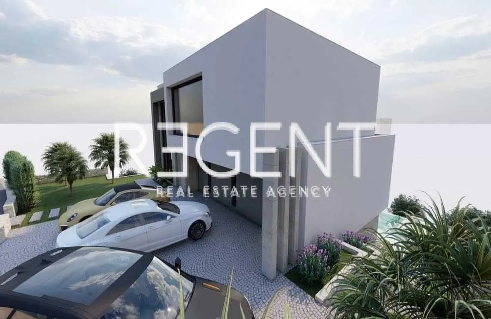 Makarska, Brela - Pozemek s projektem luxusní vily 740 m2