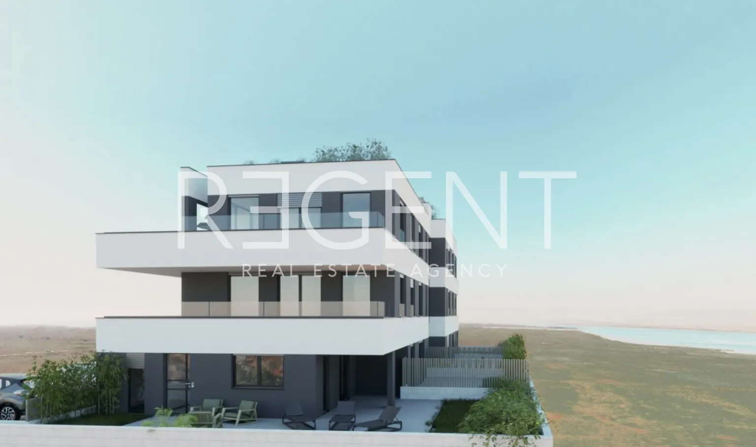 Zadar, Privlaka - Moderný štvorizbový byt 127 m2 novostavba