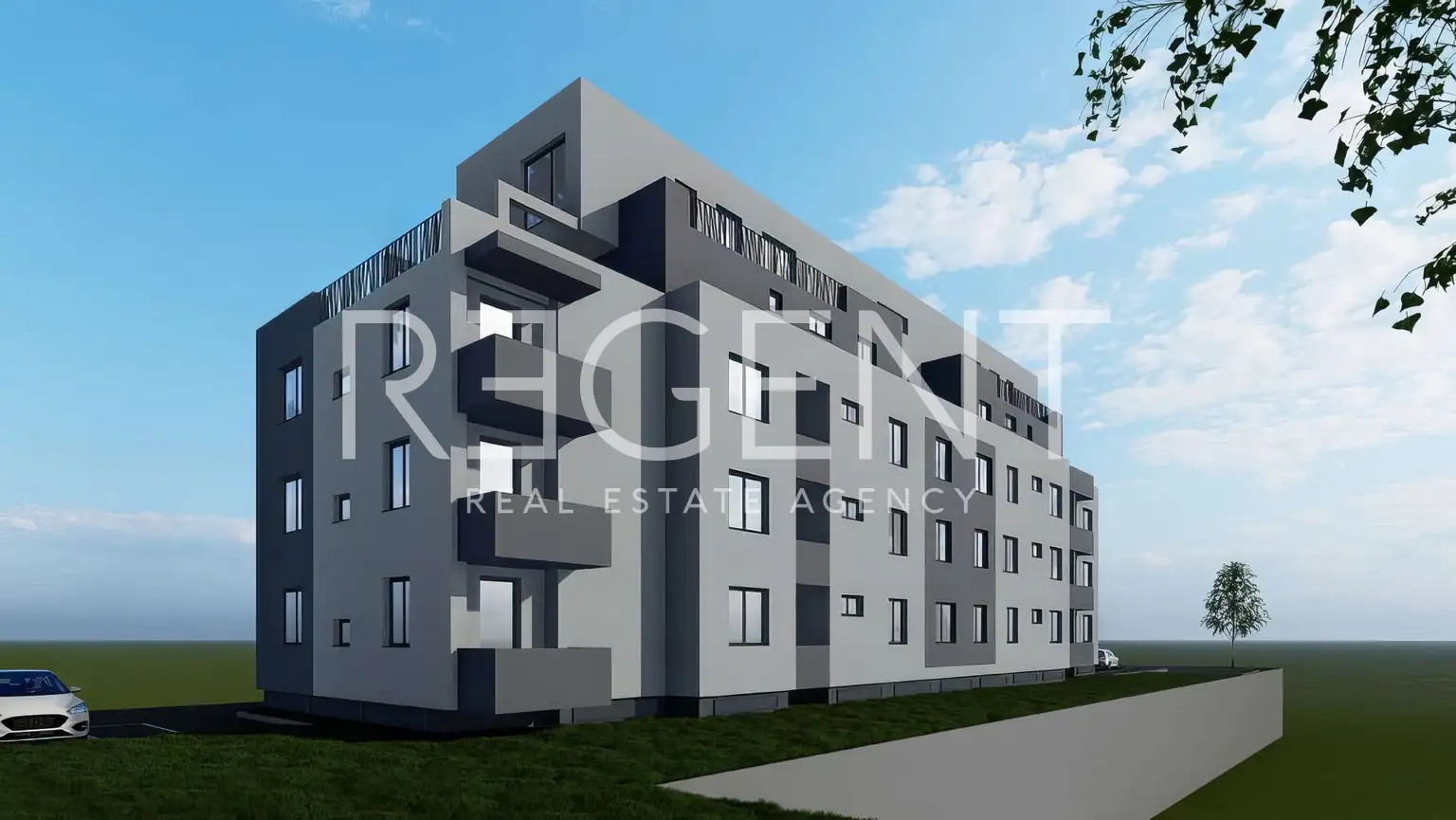 Trosoban stan 49,33 m², Podbrežnica — prizemlje s lođom
