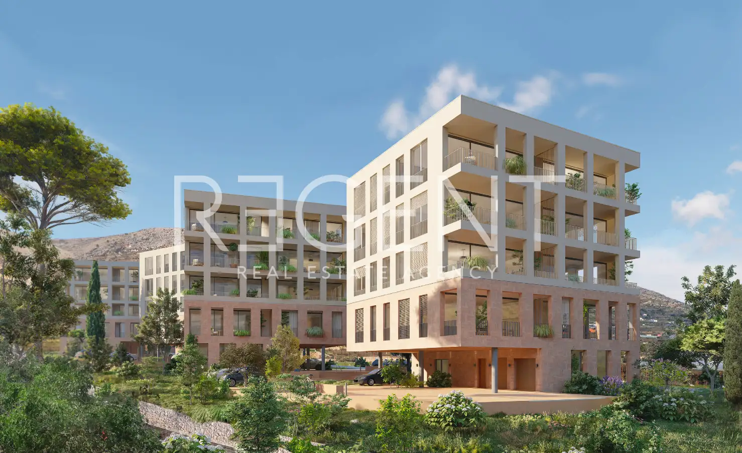 Trogir, Seget Donji – Luxusný apartmán s výhľadom na more, novostavba