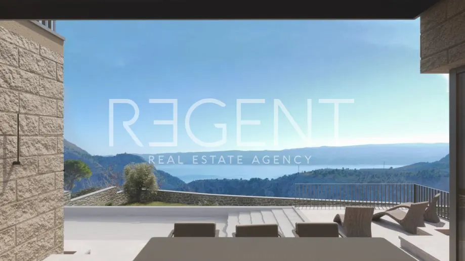 Omiš - Moderná vila vo výstavbe 154 m2