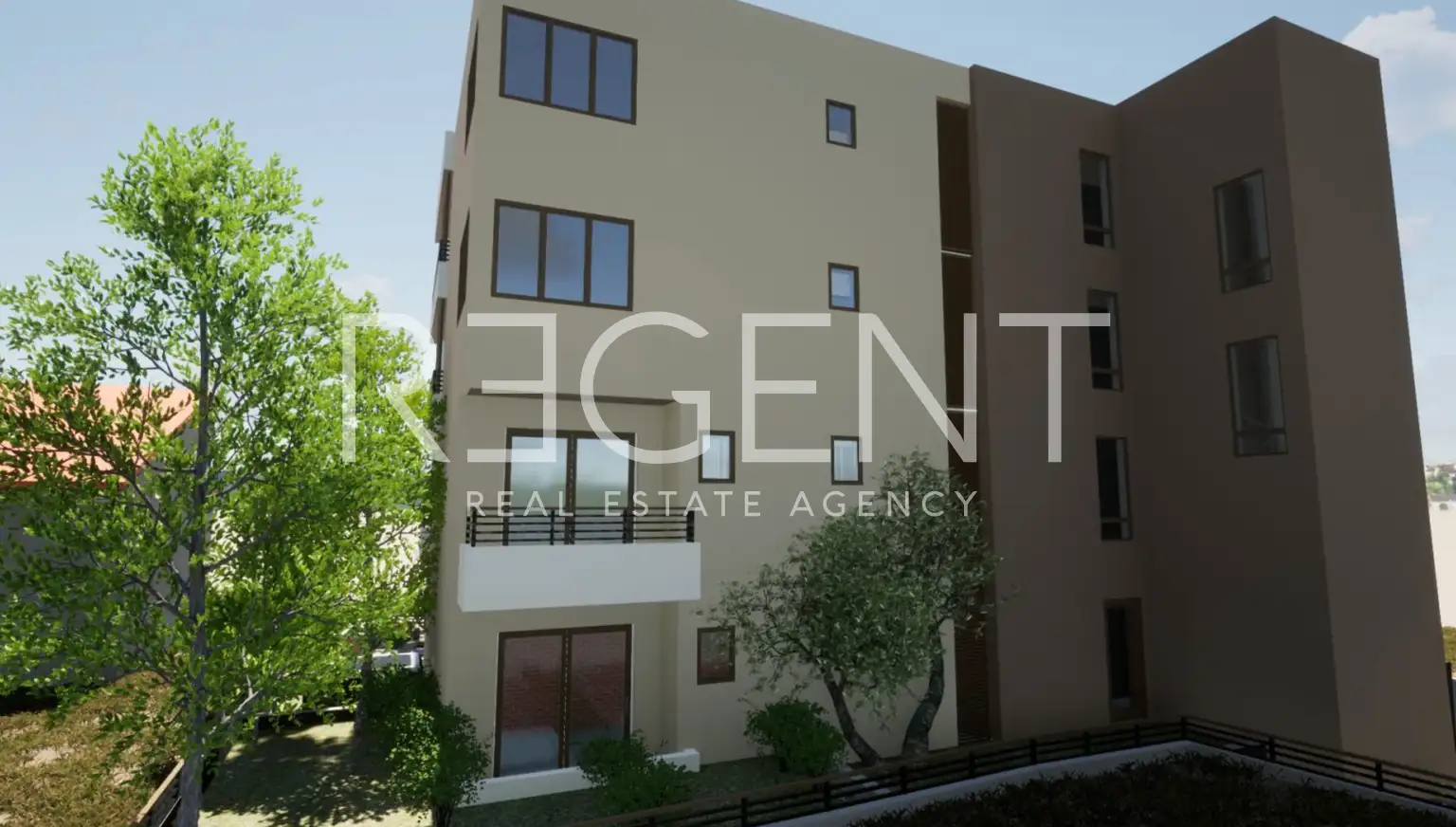 Makarska - Dvosoban stan sa loggiom i pogledom na more