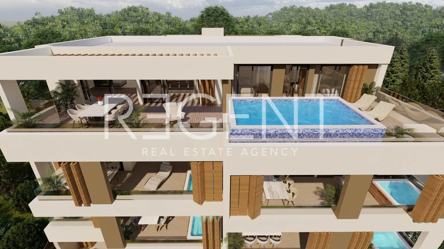 Primošten – Luksuzan četverosoban stan u novogradnji 126 m²