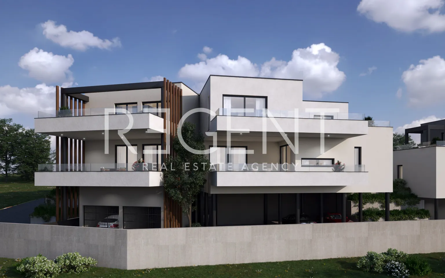 Záhřeb, Šestine – Luxusní dvoupokojový byt v městské vile 88 m2