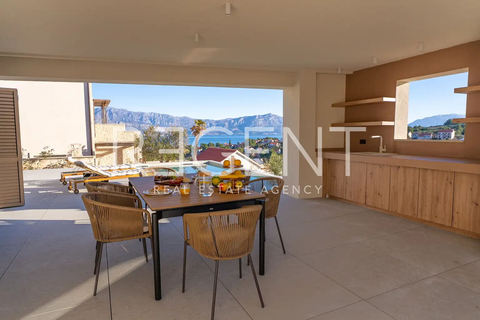 Brač, Splitska - Maison avec vue sur la mer