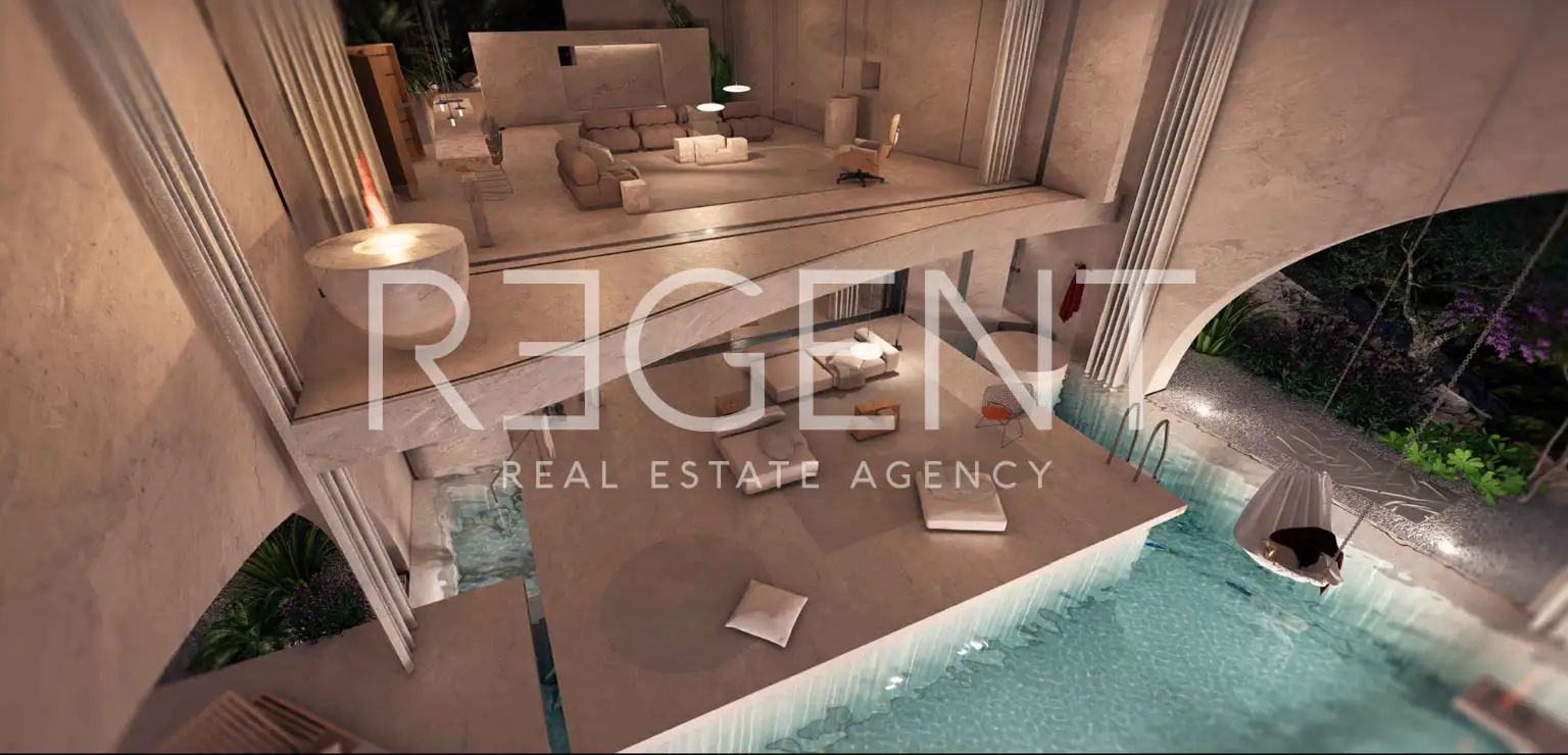 Brač, Postira - Građevinsko zemljište sa projektom vile