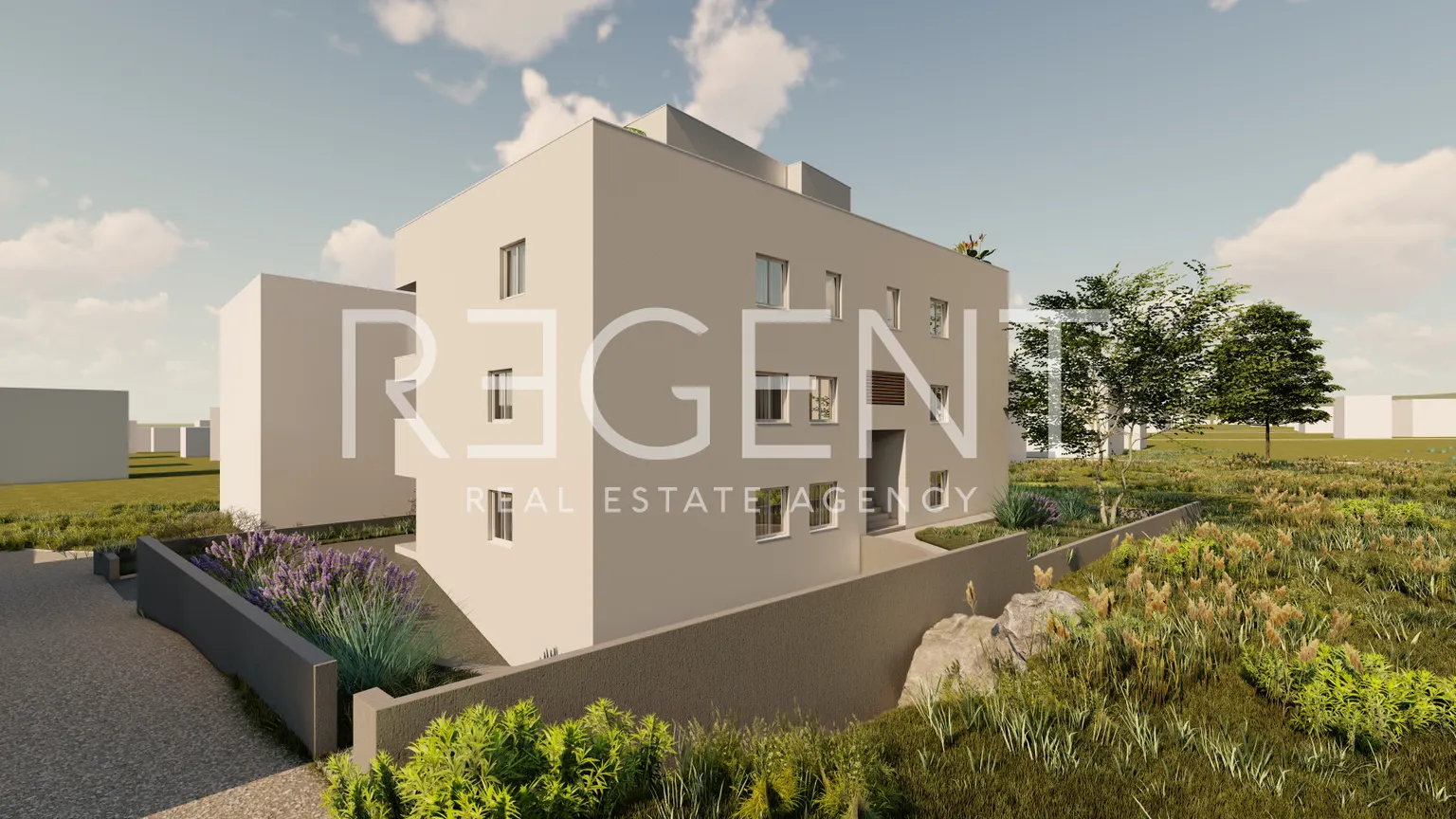 Kaštela, Kaštel Lukšić - Trosoban stan stan 70 m2 s balkonom novogradnja