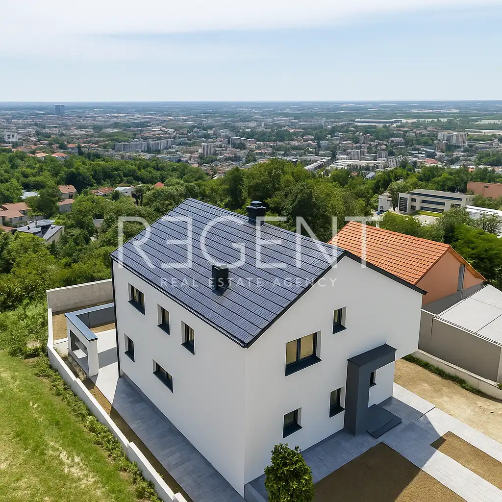Zagabria, Perjavica - edificio residenziale con vista panoramica sulla città