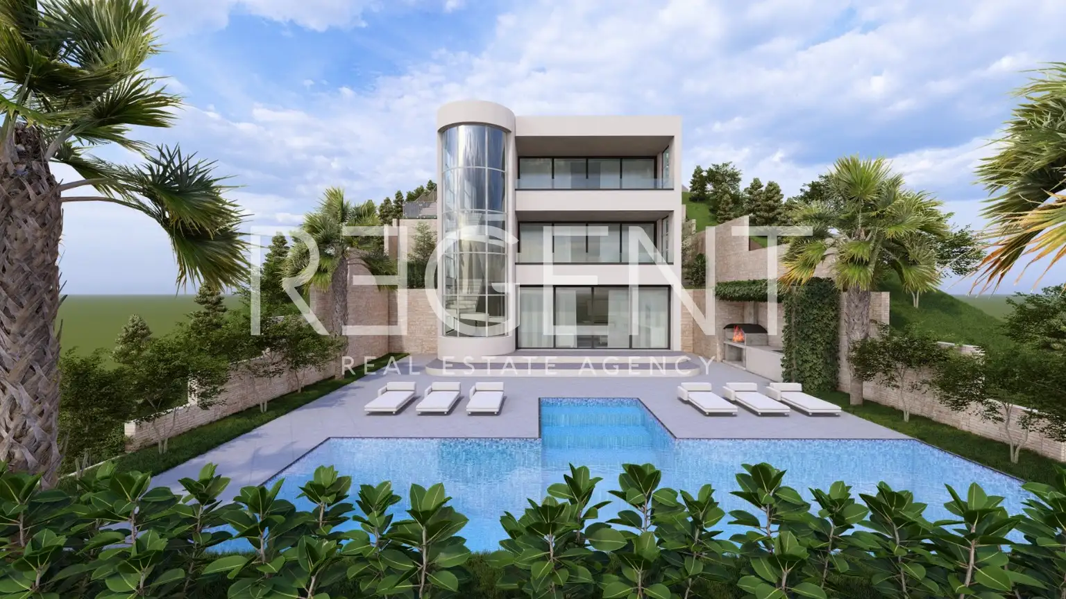 Brela - Građevinsko zemljište sa projektom