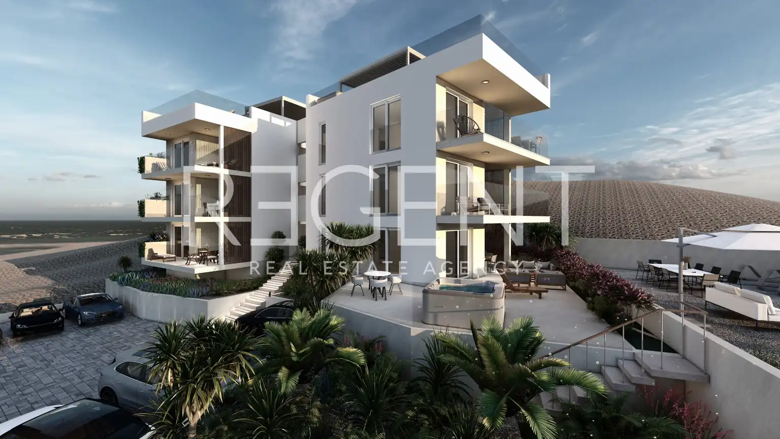 Trogir, Okrug Gornji - Trosoban penthouse sa natkrivenom terasom