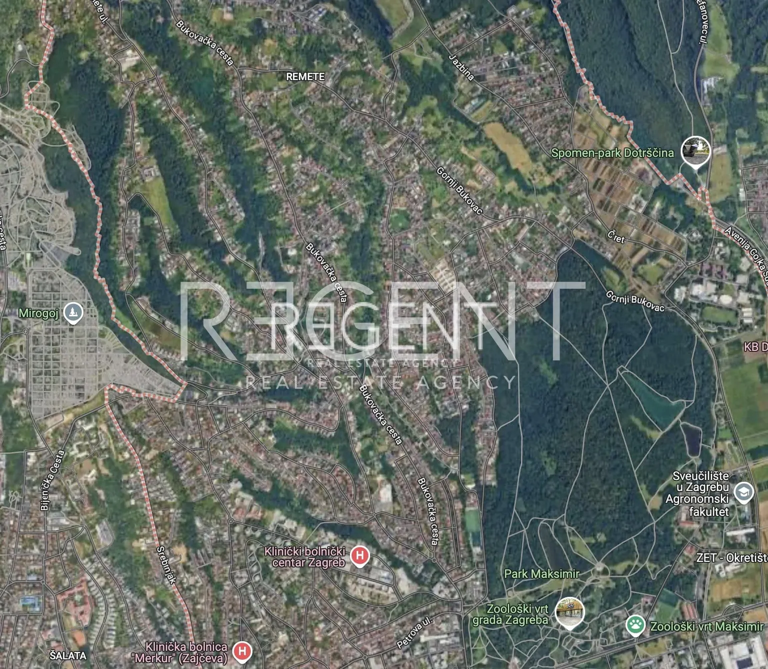 Zagreb, Maksimir - Građevinsko zemljište 2000 m2