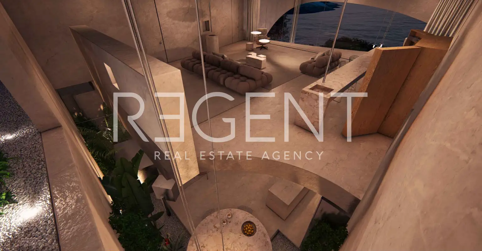 Brač, Postira - Građevinsko zemljište sa projektom vile