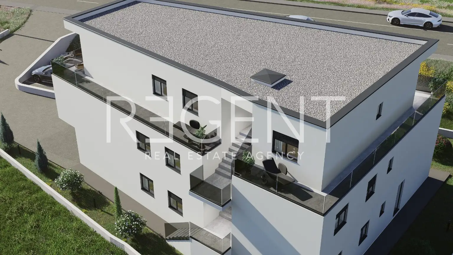 Kaštela, Kaštel Novi - Zwei-Zimmer-Wohnung in modernem Neubau