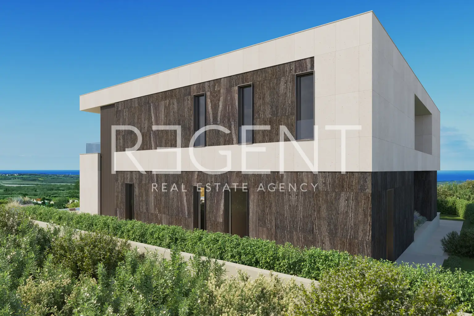Истра, Каштелир - Вилла 450 м², винный погреб, велнес, гараж