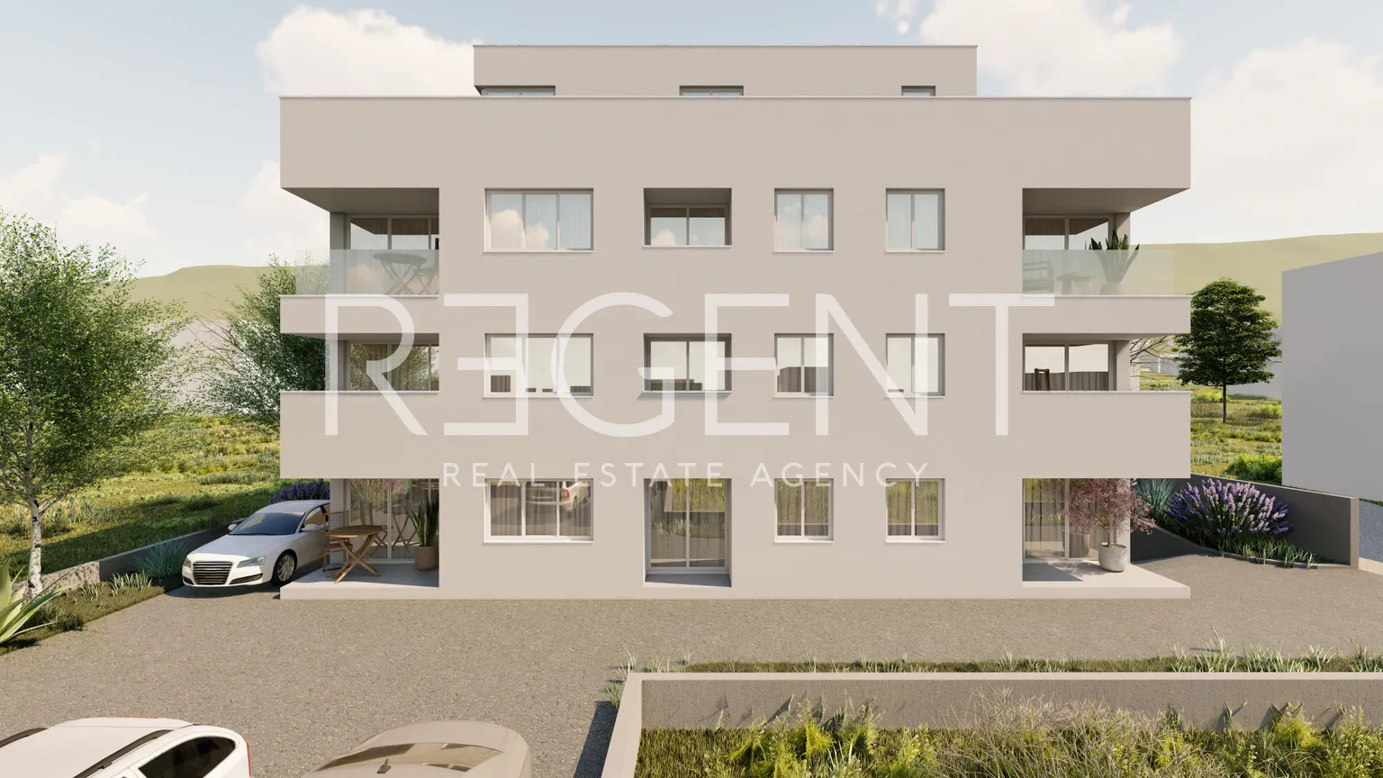 Kaštela, Kaštel Lukšić - Trosoban stan stan 70 m2 s balkonom novogradnja