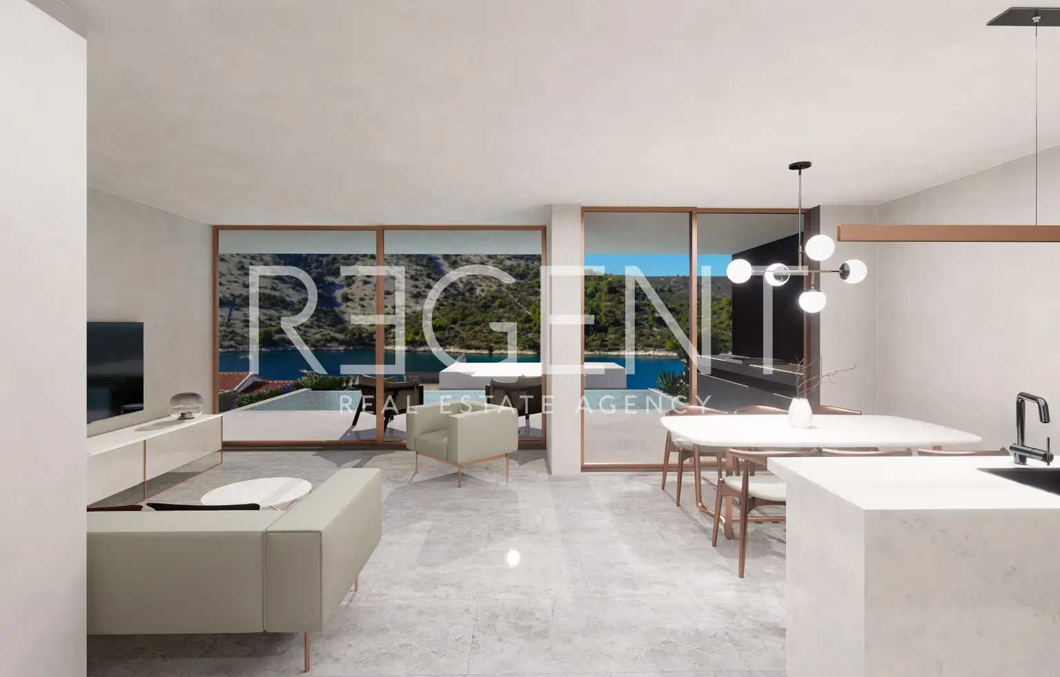 Trogir, Sevid - Appartement luxueux en duplex avec piscine