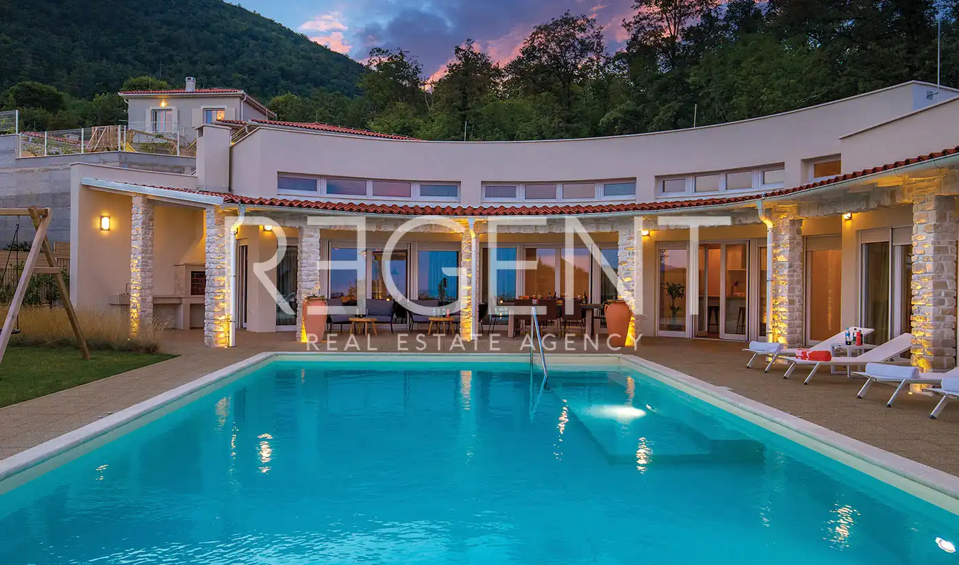 Opatija, Veprinac - Luksuzna vila na parceli od 1137 m2
