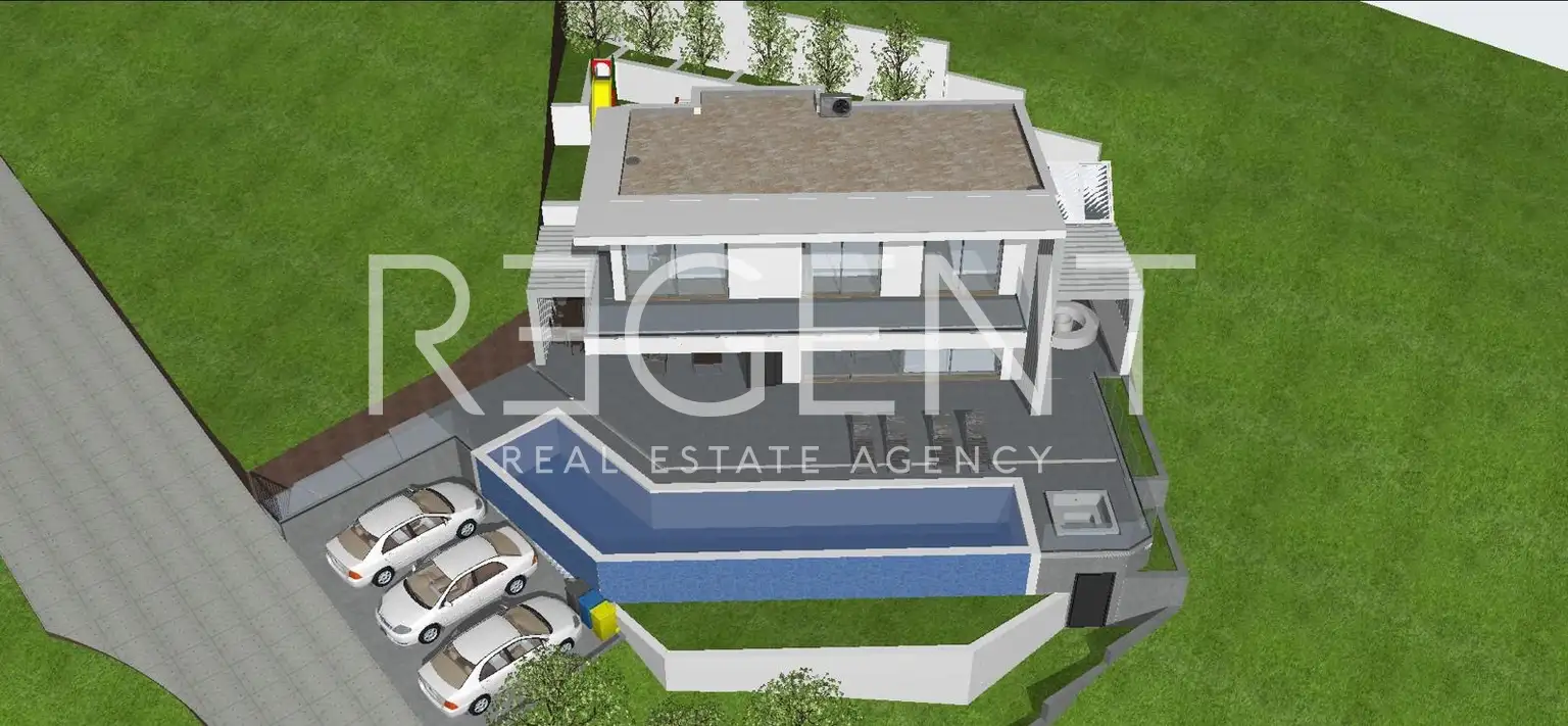 Dugi Rat – građevinska zemljišta s projektima modernih vila i pogledom