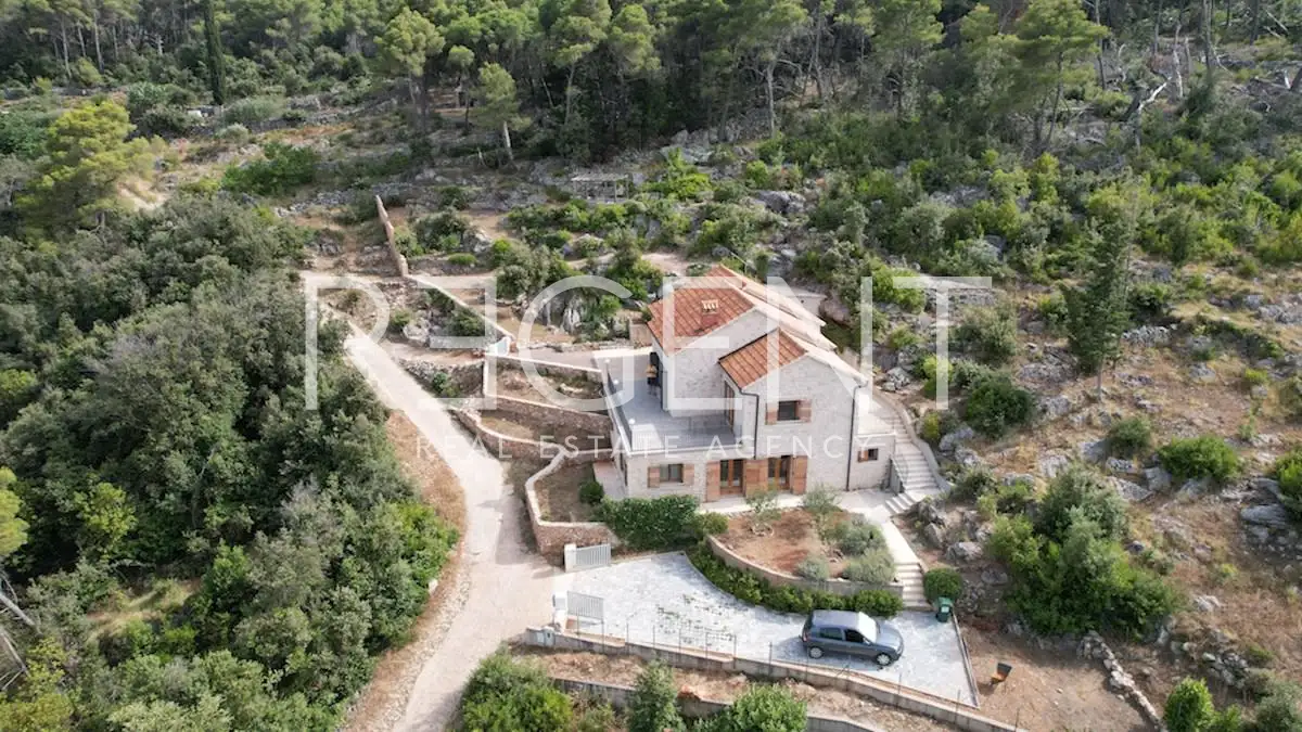 Hvar, Vrbanj – Prostrana kamena kuća s apartmanom