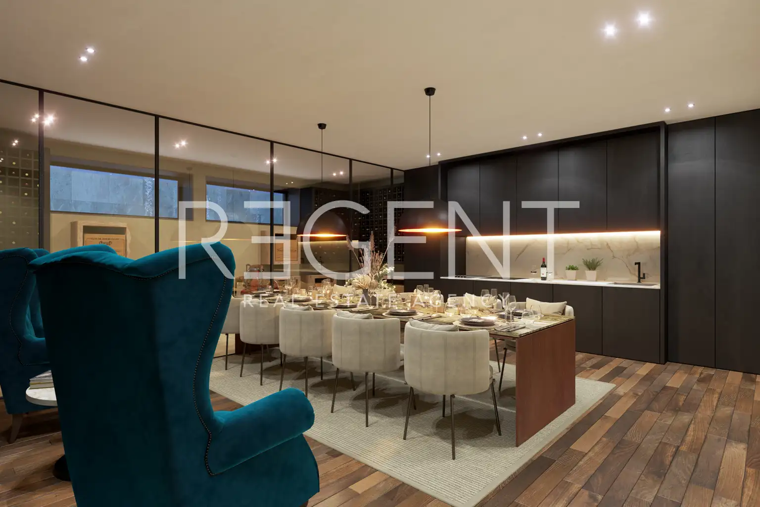Истра, Каштелир - Вилла 450 м², винный погреб, велнес, гараж