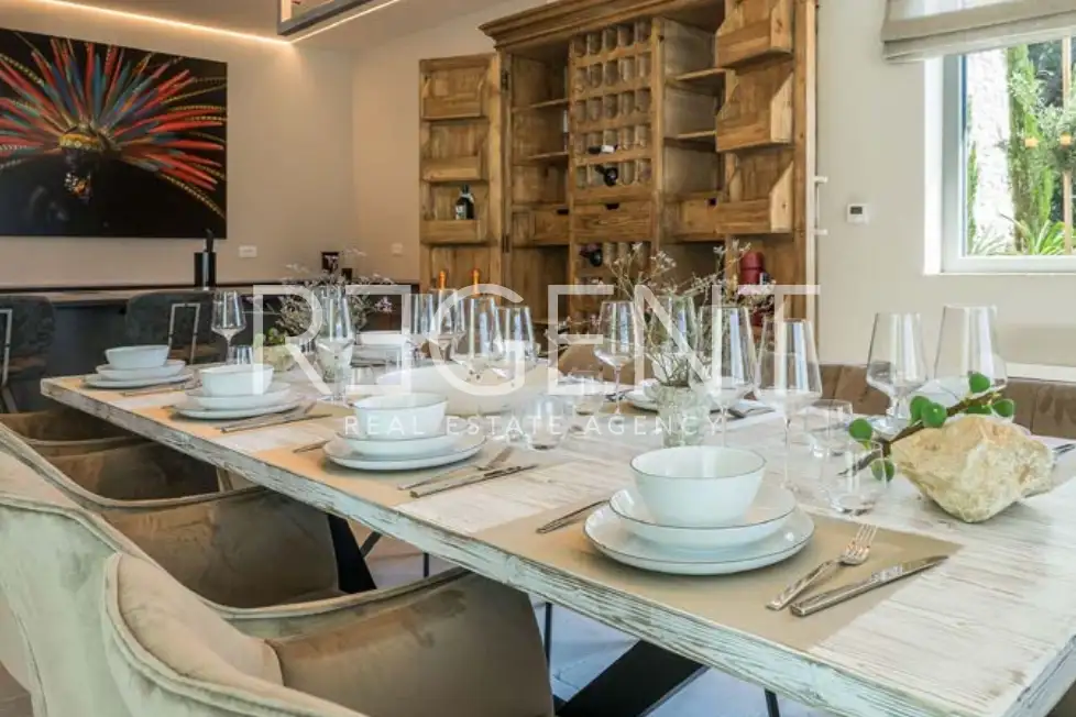 Zadar, Ljubač - Luxurious villa on the first row to the sea with a pool