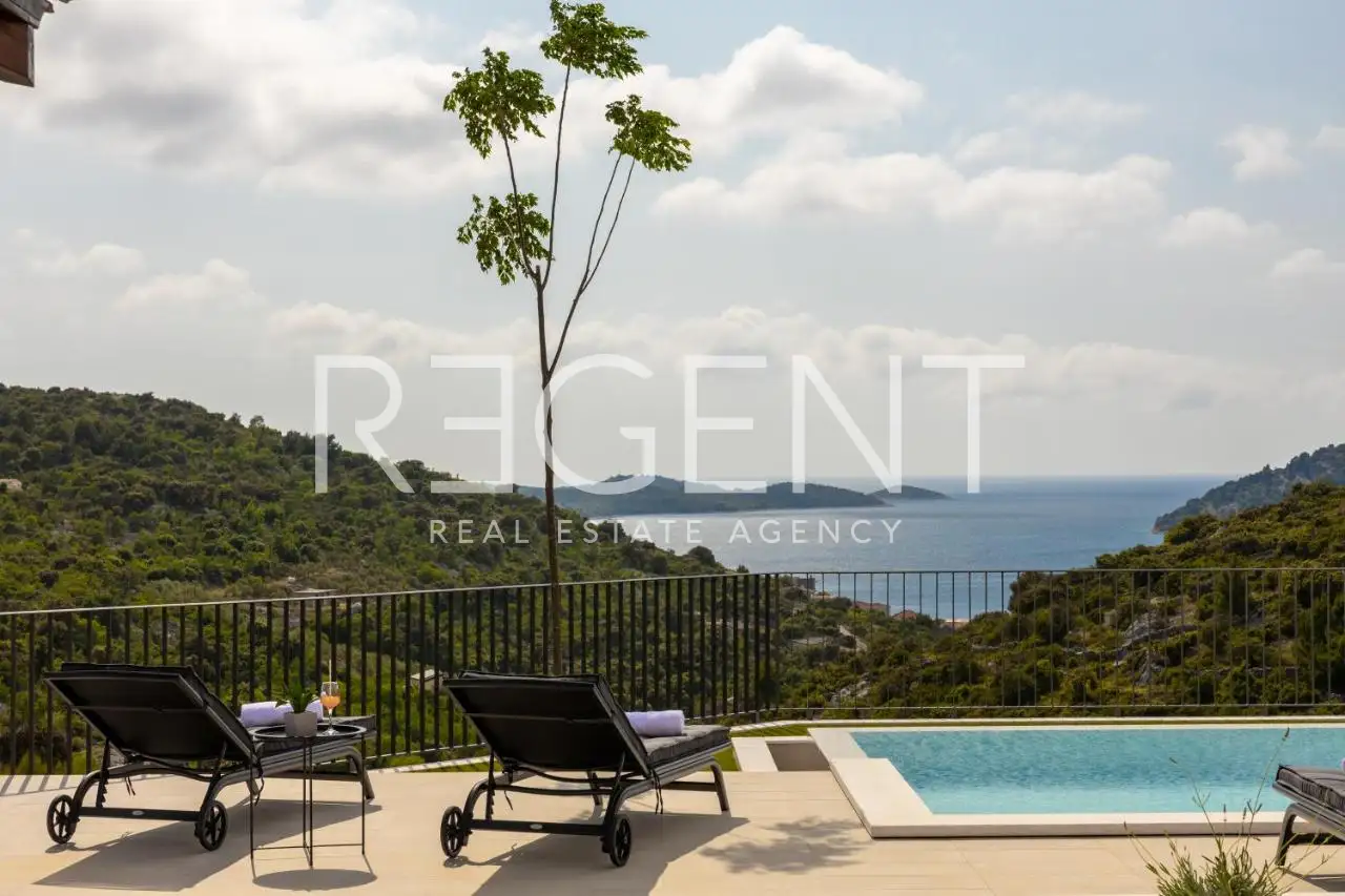 Rogoznica, Ražanj - authentische Villa mit Meerblick