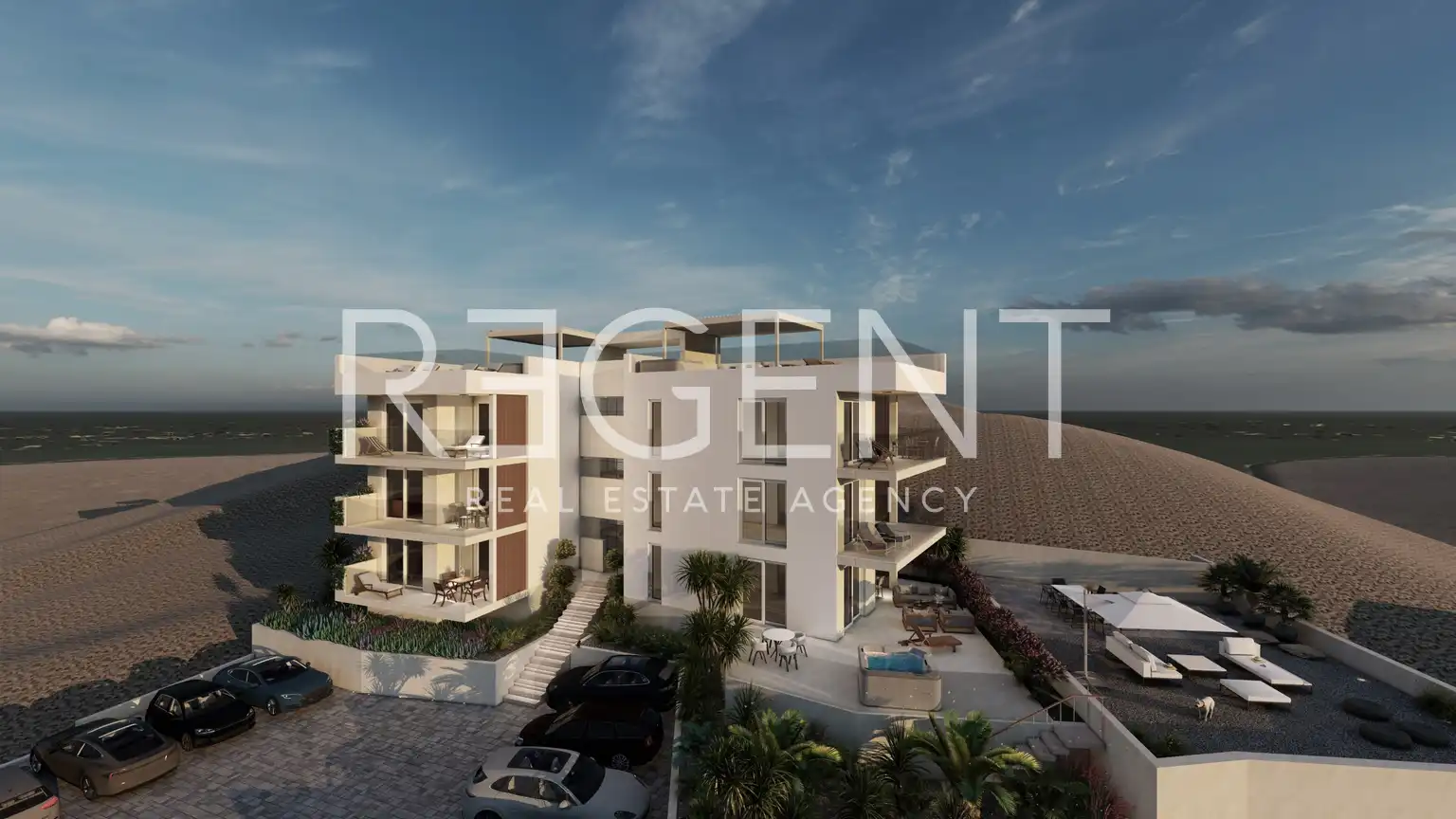 Trogir, Okrug Gornji - Trosoban penthouse sa natkrivenom terasom