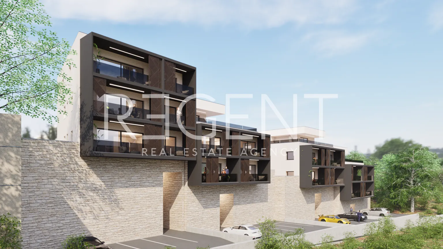 Split, Podstrana - Moderný dvojizbový byt 68 m2 novostavba *Exkluzívny predaj