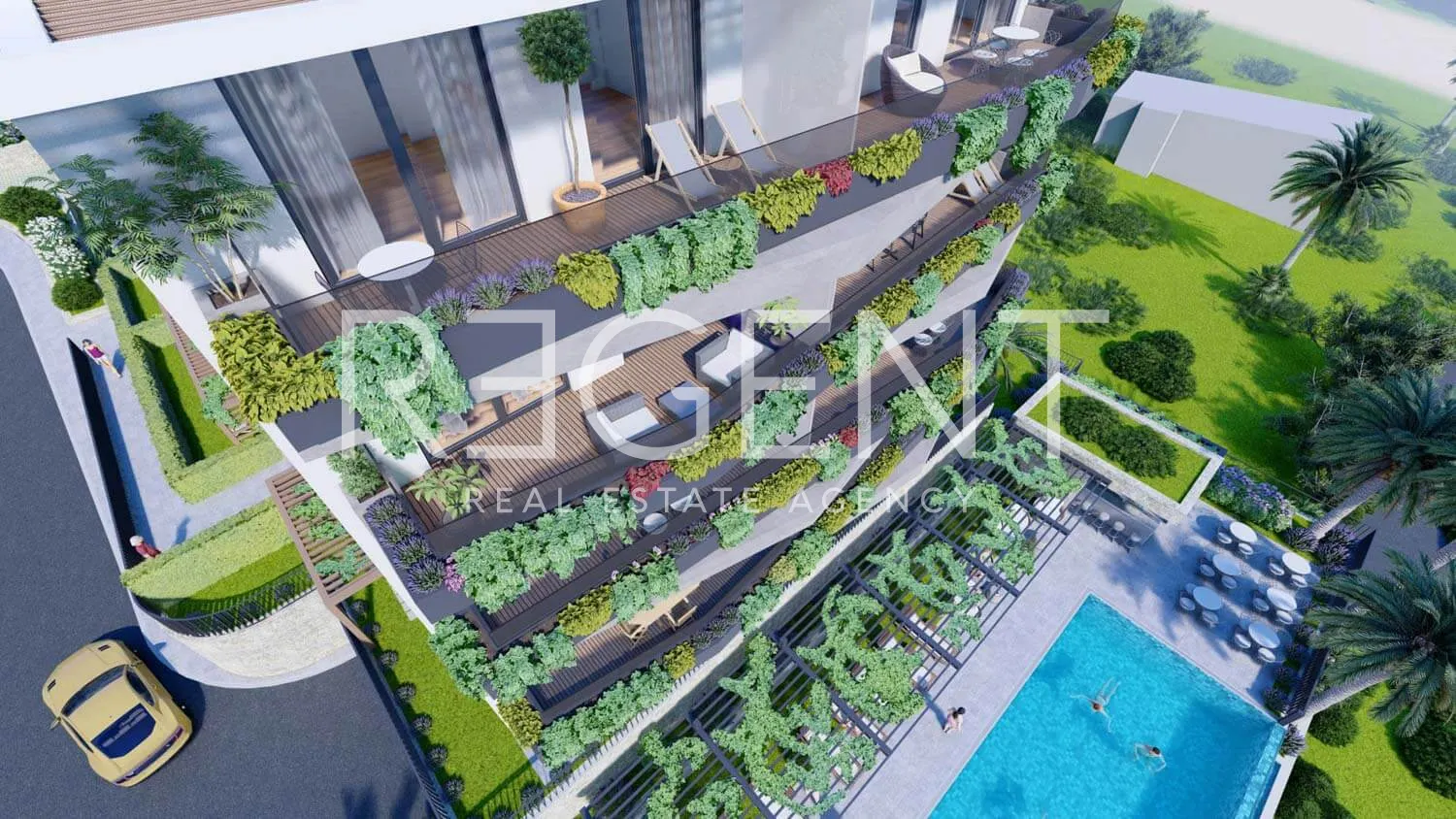 Makarska - Moderan jednosoban stan 49 m2 NOVOGRADNJA