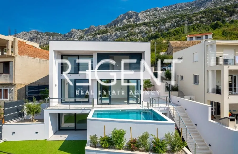 Makarska, Brela - Luksuzna vila s pogledom na more 268 m2