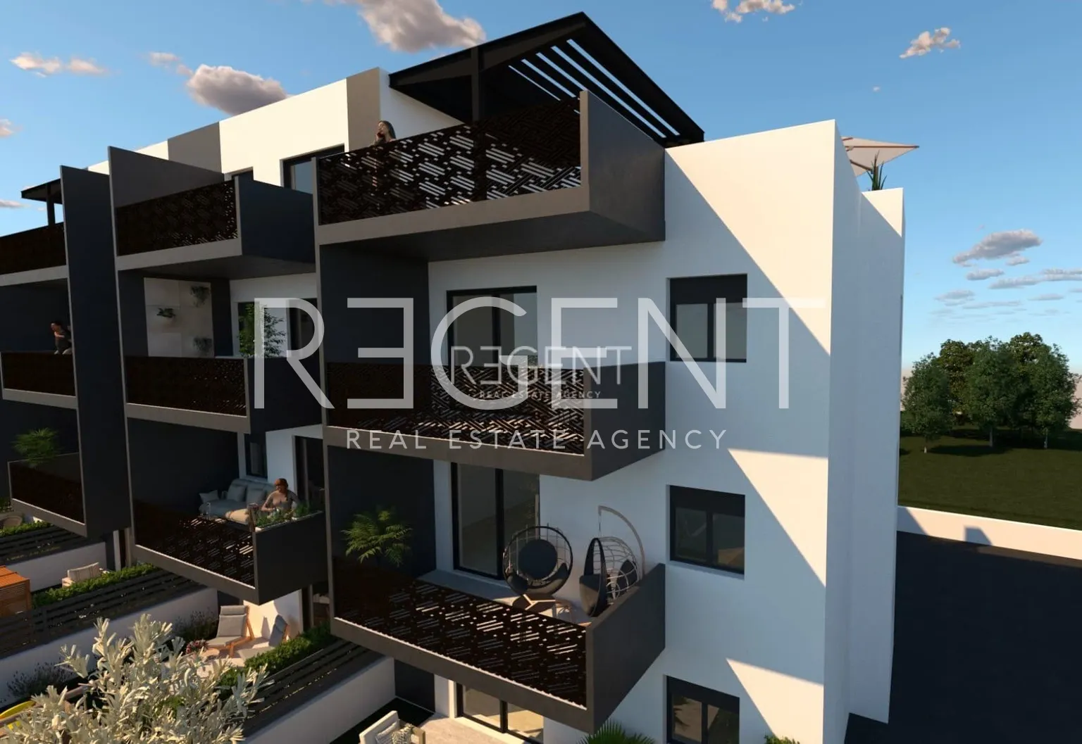 Trogir – Nowoczesny penthouse 56 m2 NOWA INWESTYCJA