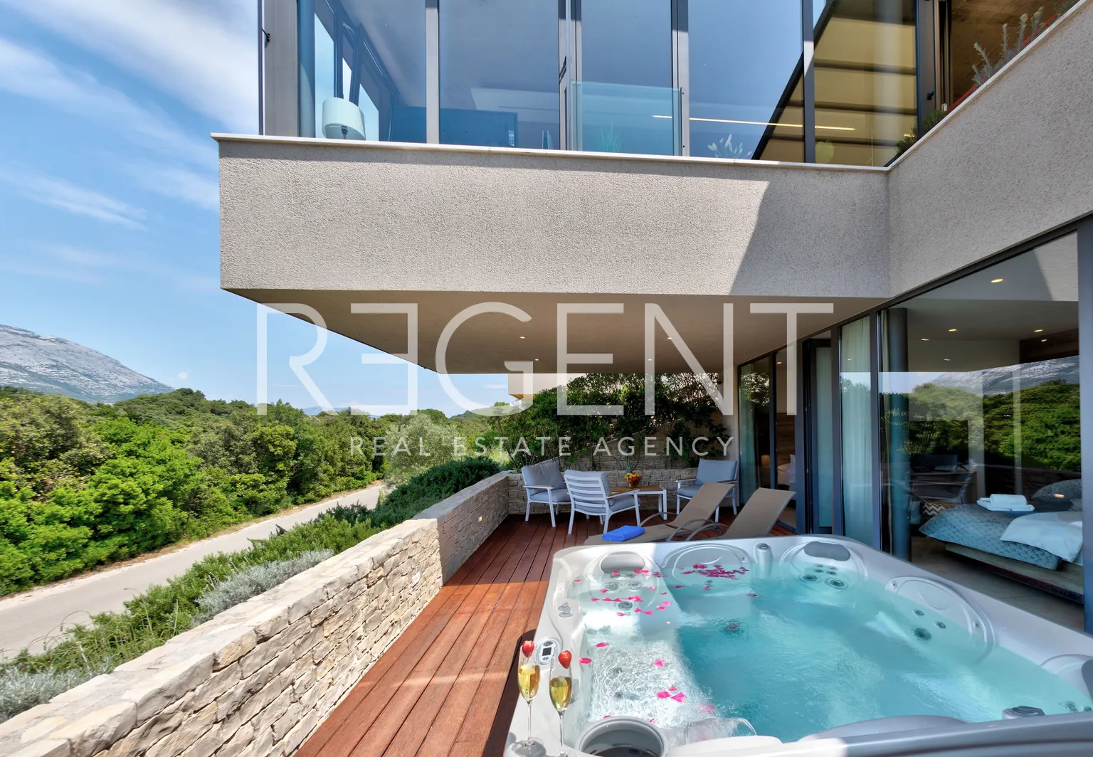 Korčula - Moderne dizajnerske vile s pogledom na more