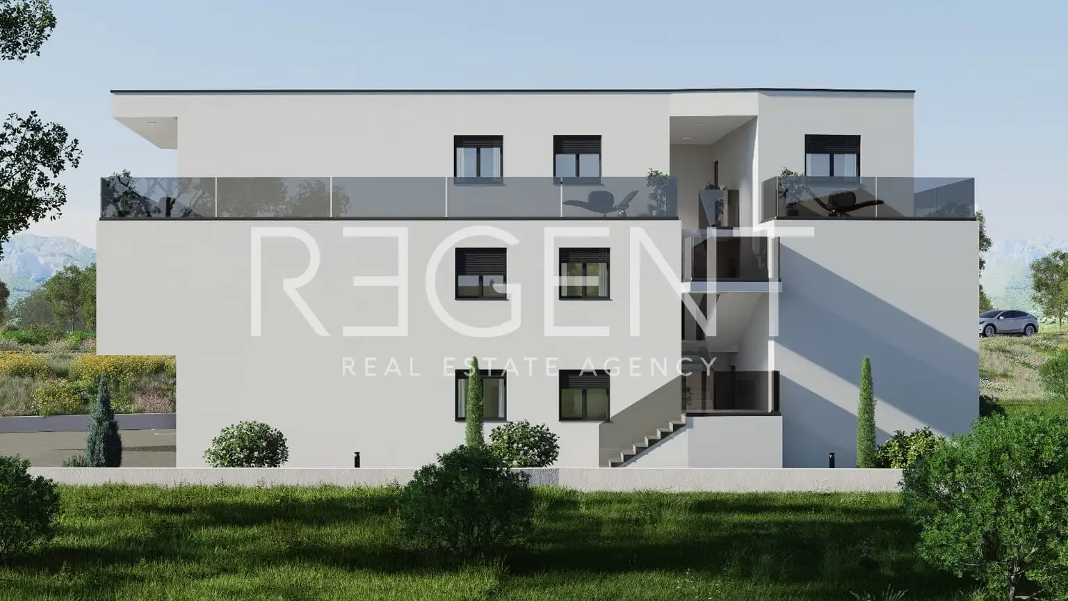 Kaštela, Kaštel Novi - Zwei-Zimmer-Wohnung in modernem Neubau