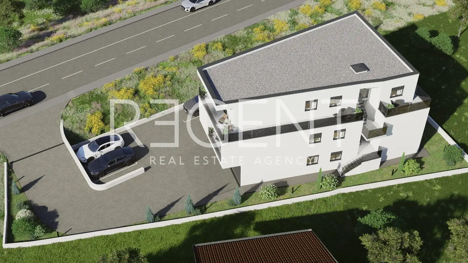 Kaštela, Kaštel Novi - Zwei-Zimmer-Wohnung in modernem Neubau