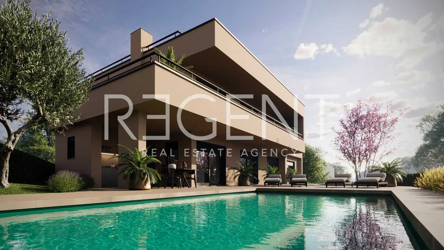 Poreč – villa moderne avec vue sur la mer