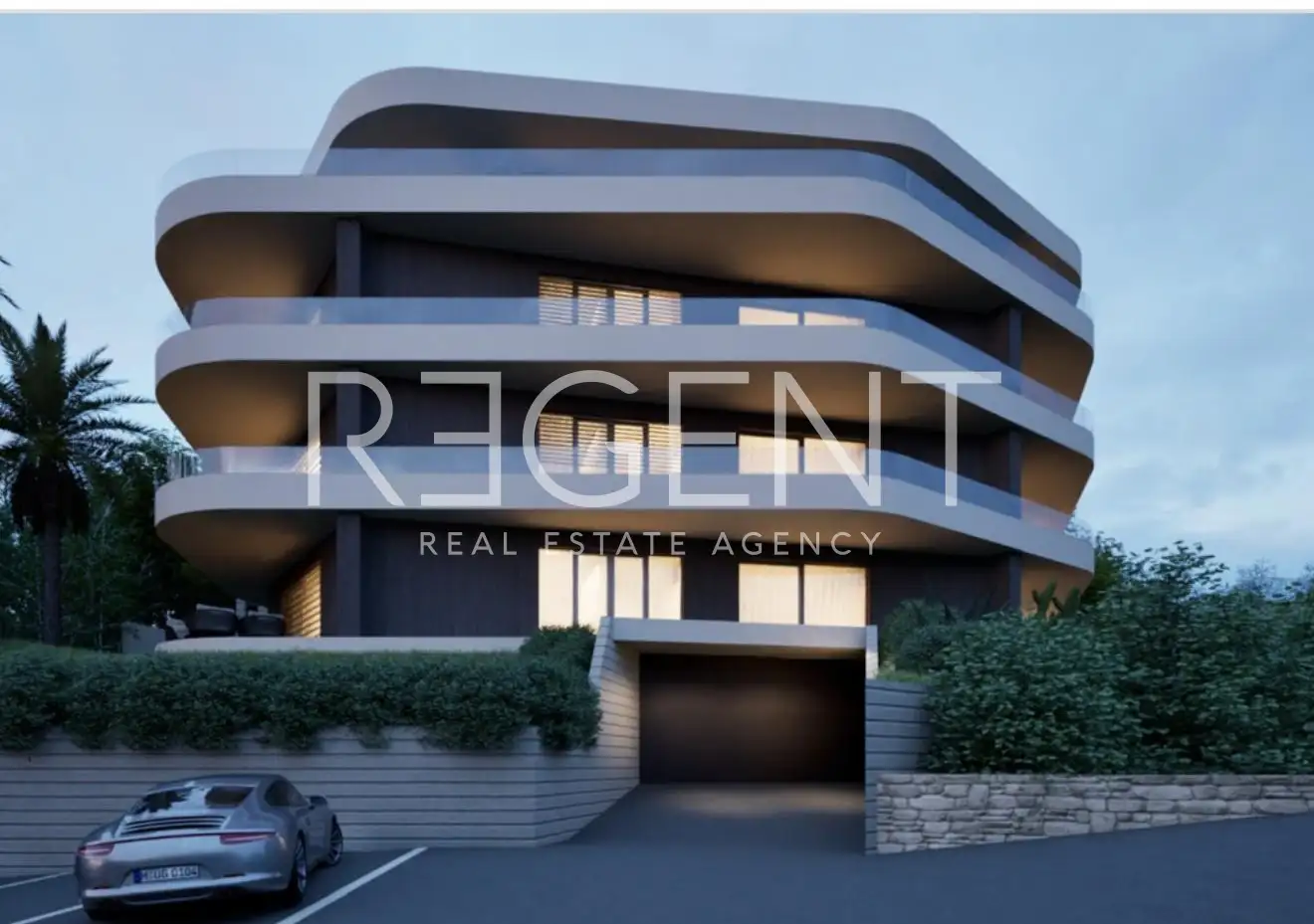 Stan 126 m², Volosko-Opatija — terasa 37 m², 2 garaži, 2 spalnici