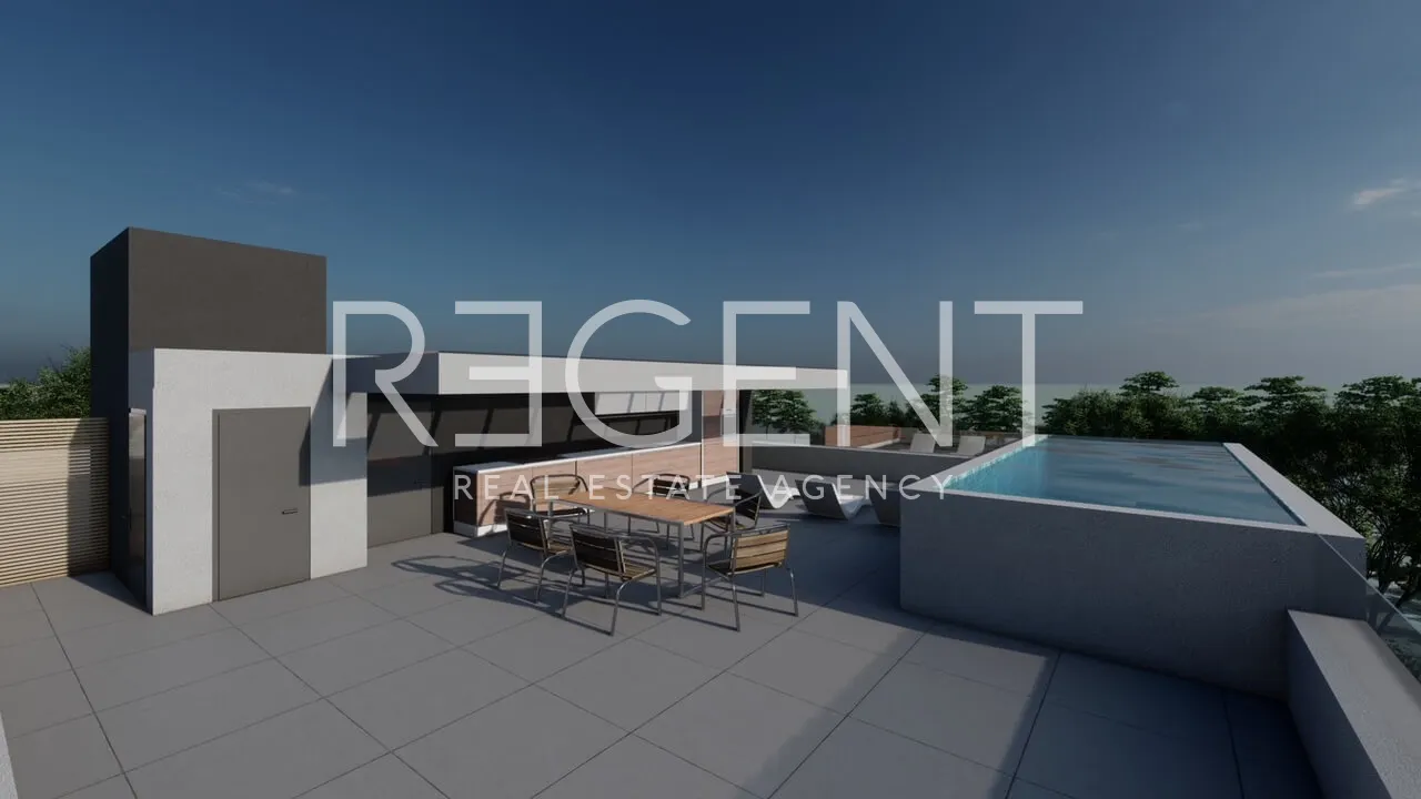 Zadar, Zaton - Luksuzan dvoetažni penthouse u blizini mora 161 m2
