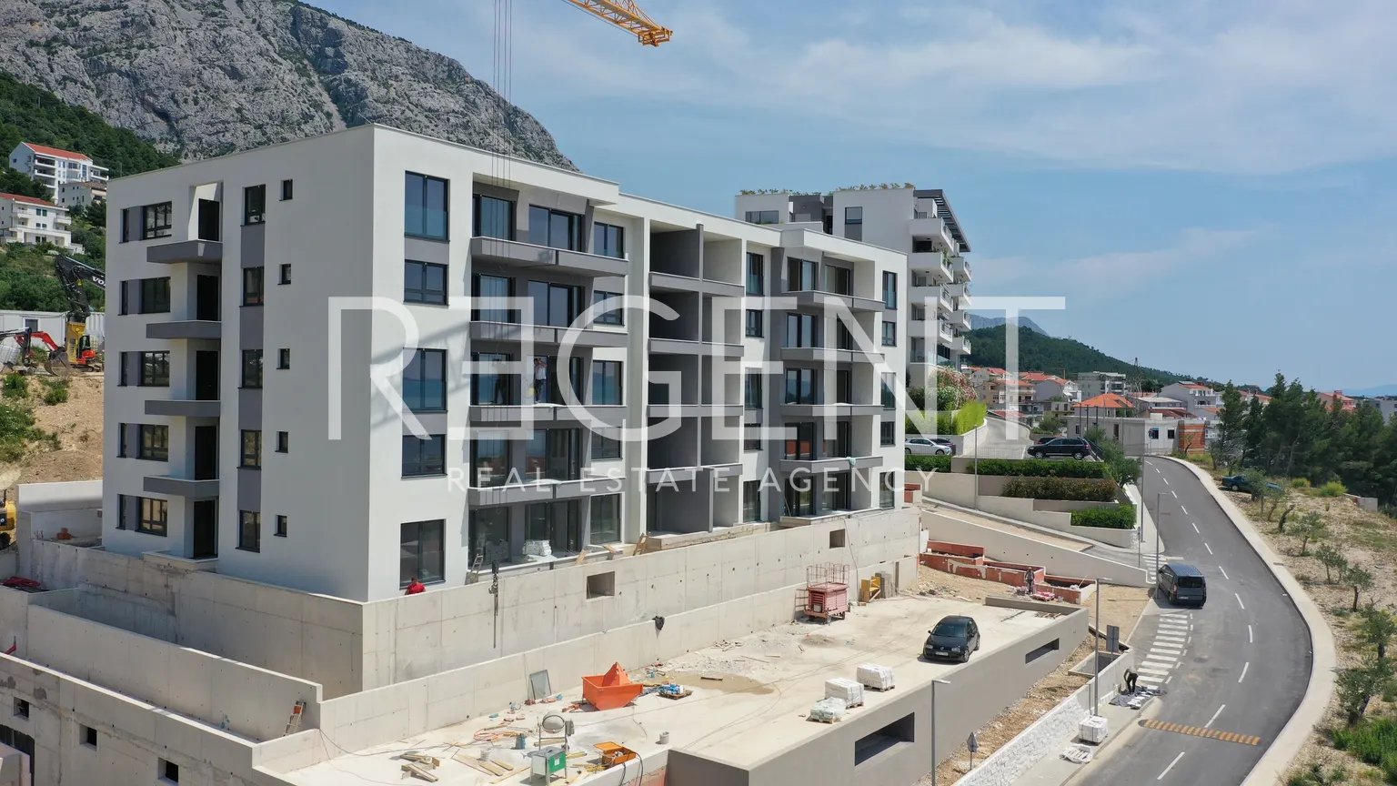 Makarska – Budynek mieszkalny w centrum miasta w budowie