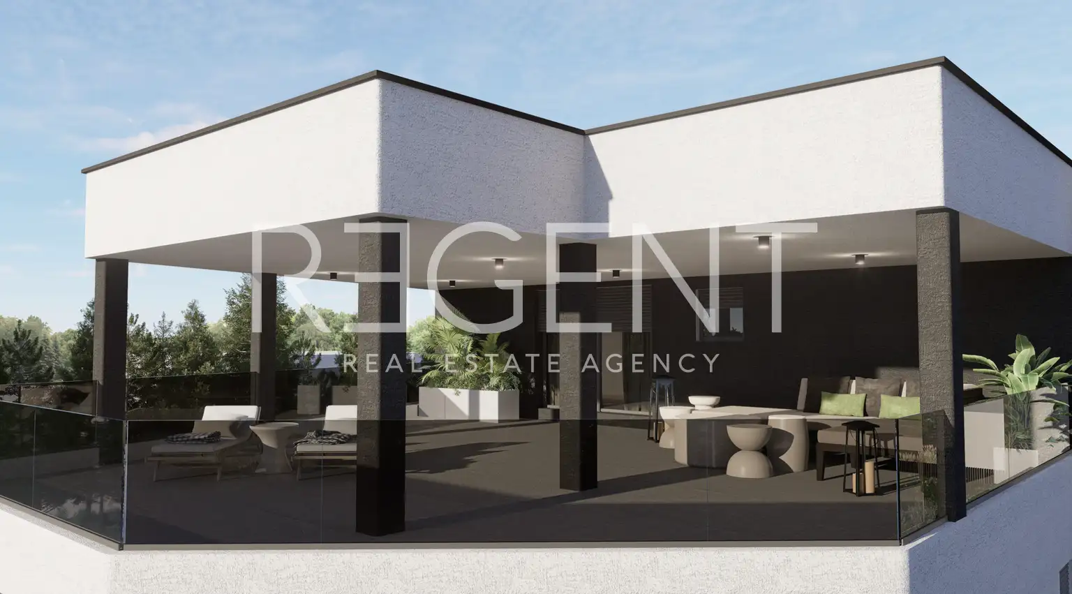 Záhřeb, Gračani – Třípokojový byt se zahradou v novostavbě