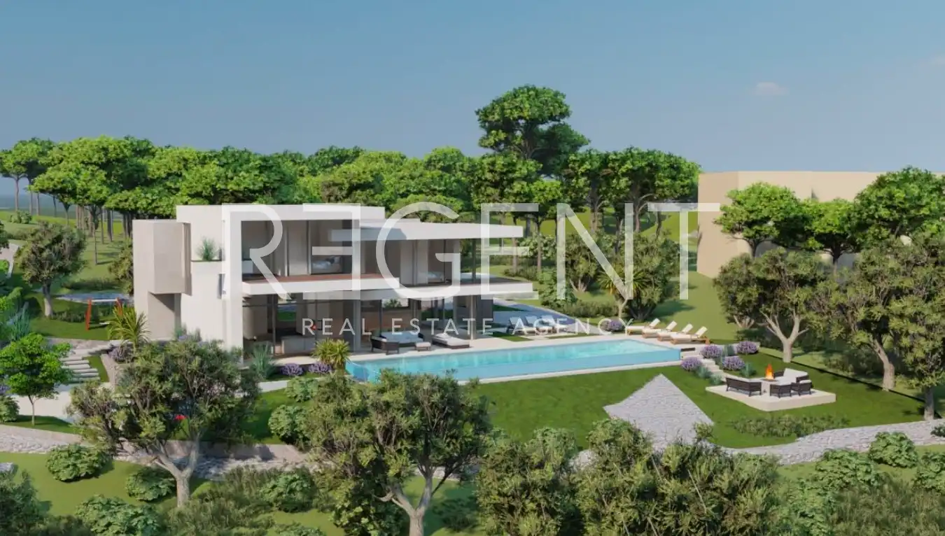 Trogir, Čiovo - Pozemok s projektom luxusnej vily