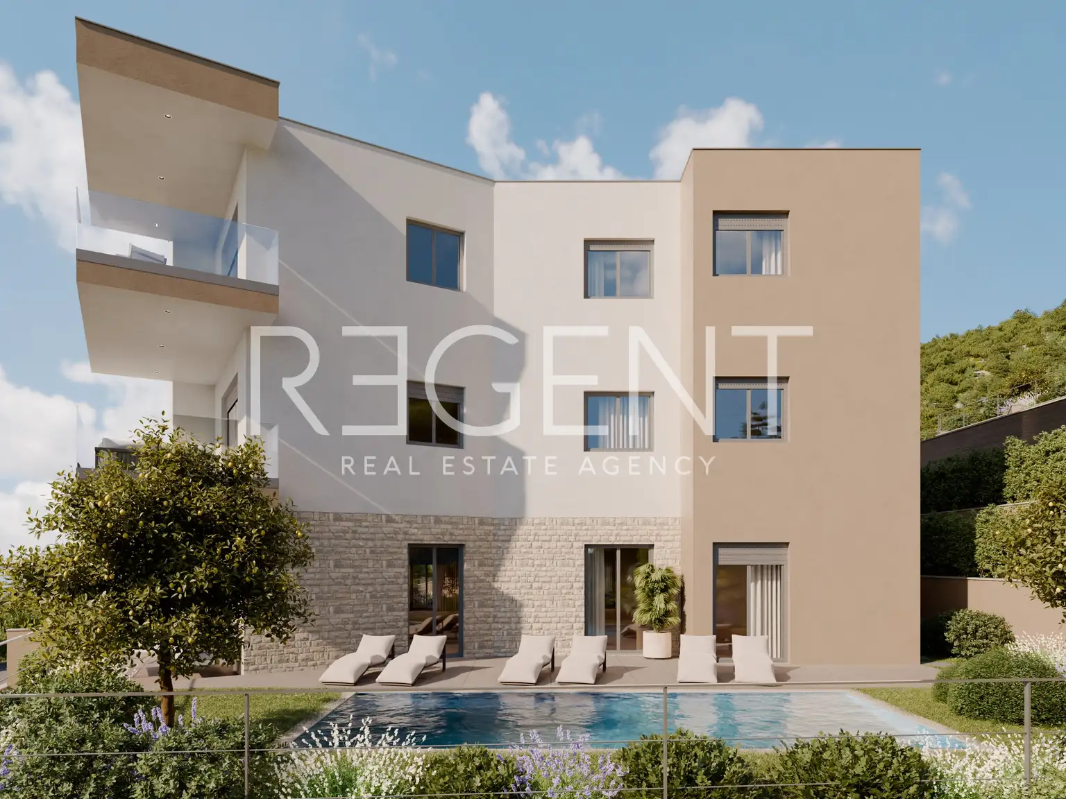 Hvar, Zavala - Dvosoban stan s prostranim terasama