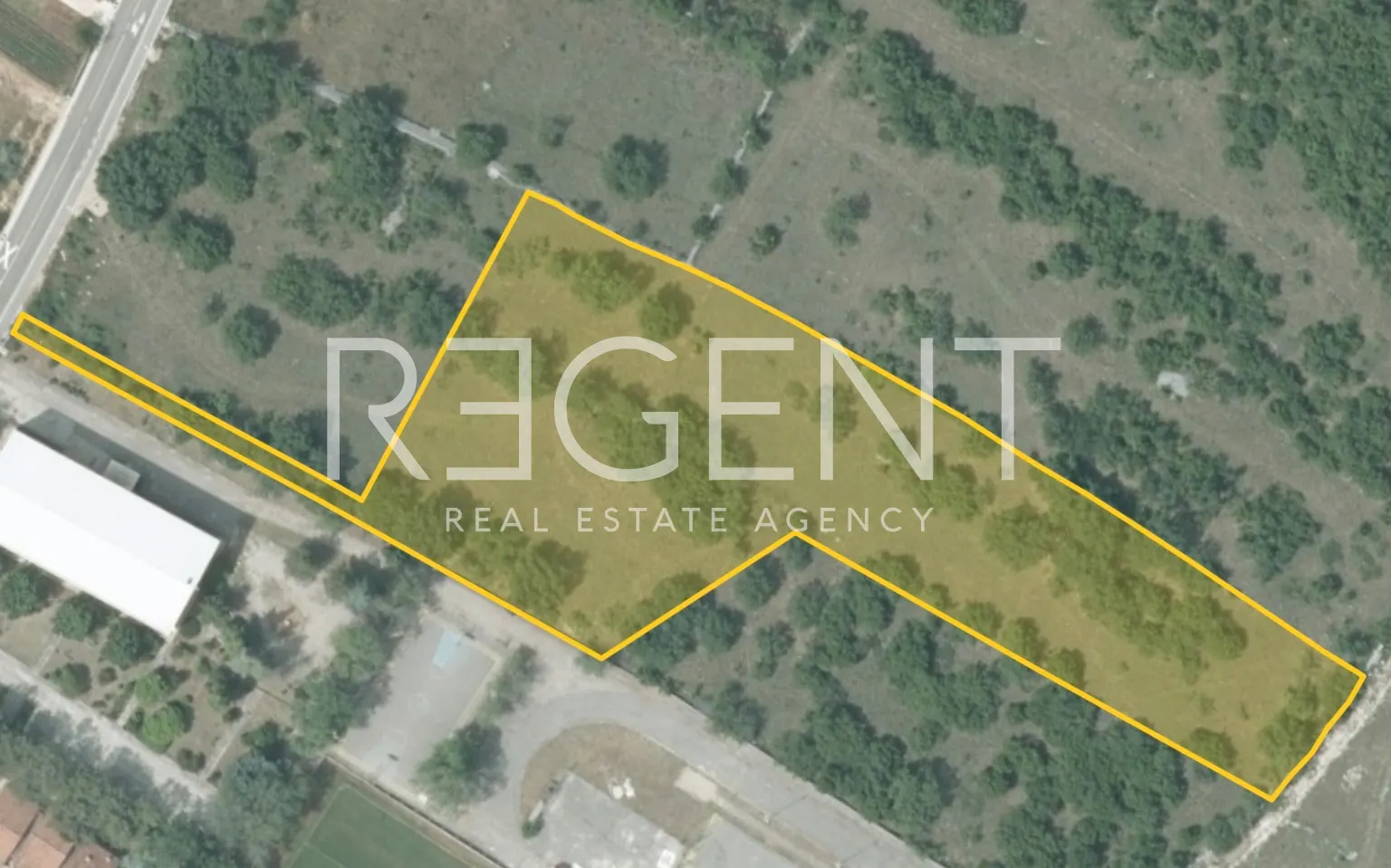Šibenik, Unešić - stavební pozemek s projektem, 13459m2