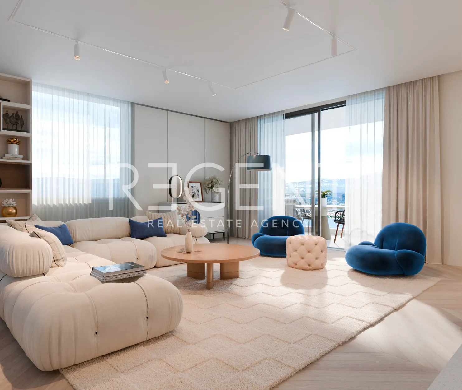 Trogir, Čiovo - Apartmán v luxusním apartmánovém komplexu blízko moře 80 m2