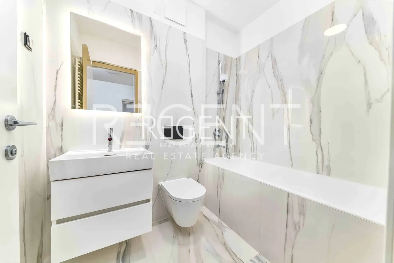 Zagrzeb, Ribnjak - Luksusowy dwupokojowy apartament w centrum miasta, pierwszy wynajem, nowy budynek
