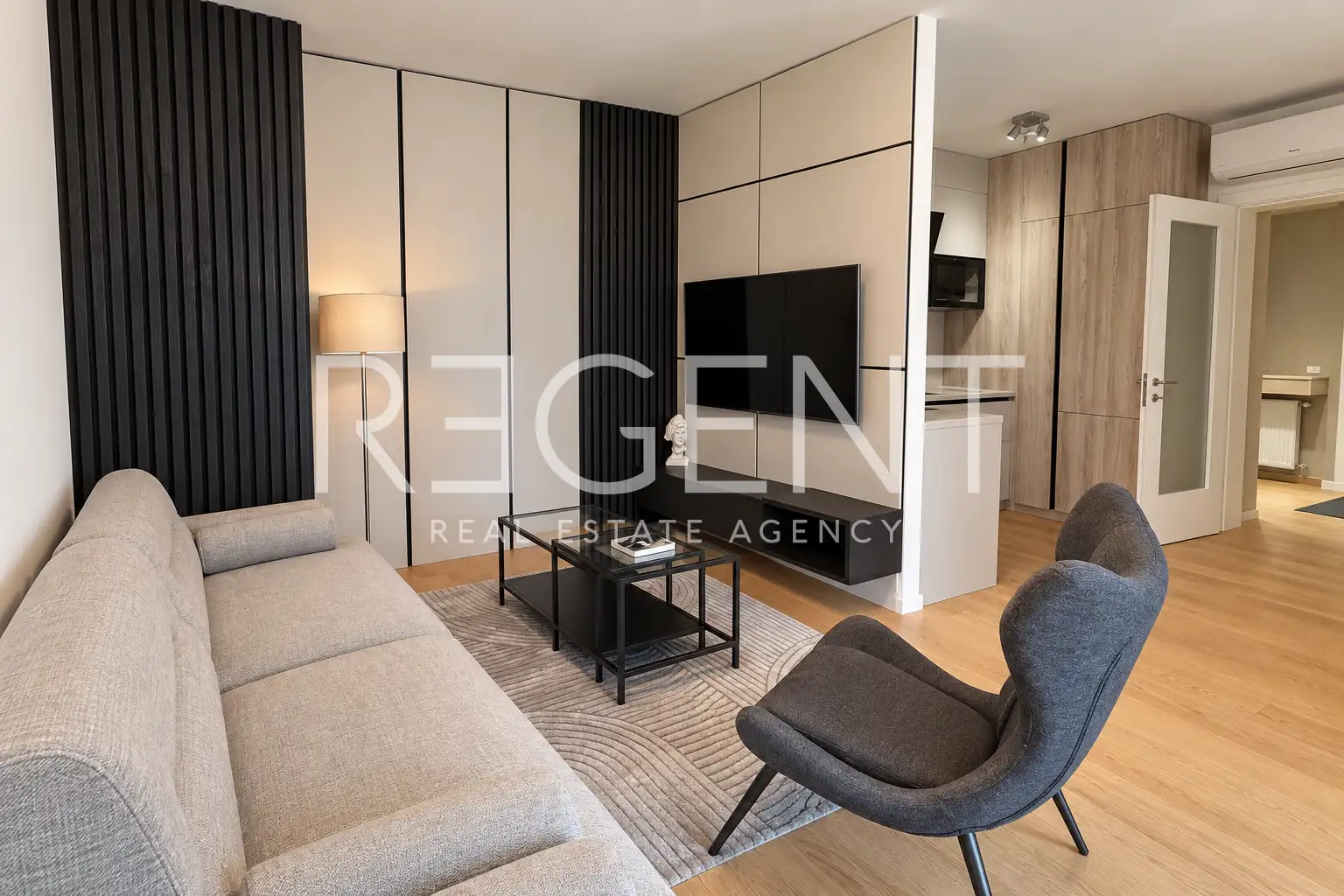 Appartamento 65 m², Črnomerec — 2 camere da letto, loggia, garage