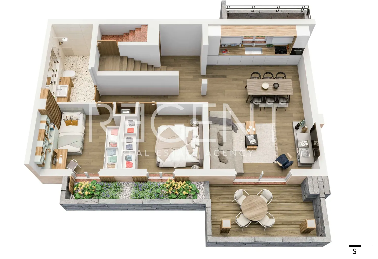 Istra, Umag - Moderan trosoban stan u kompleksu dvije stambene zgrade 86,18 m2 – Novogradnja