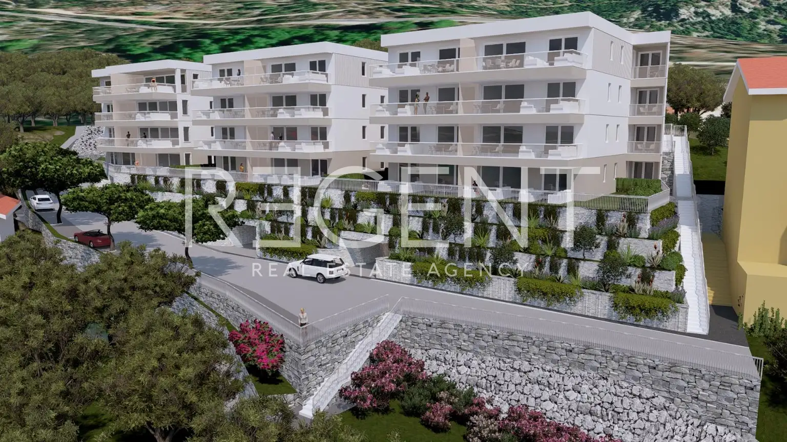 Wohnung 46 m², Živogošće — 2 Zimmer, 1. Etage, Loggia